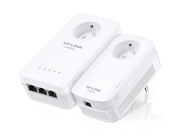 TP-Link TL-WPA8631P Kit Powerline Adattatore di rete Powerline 1300 Mbit S Ethernet Wi-Fi White 2 pezzi Ricondizionato