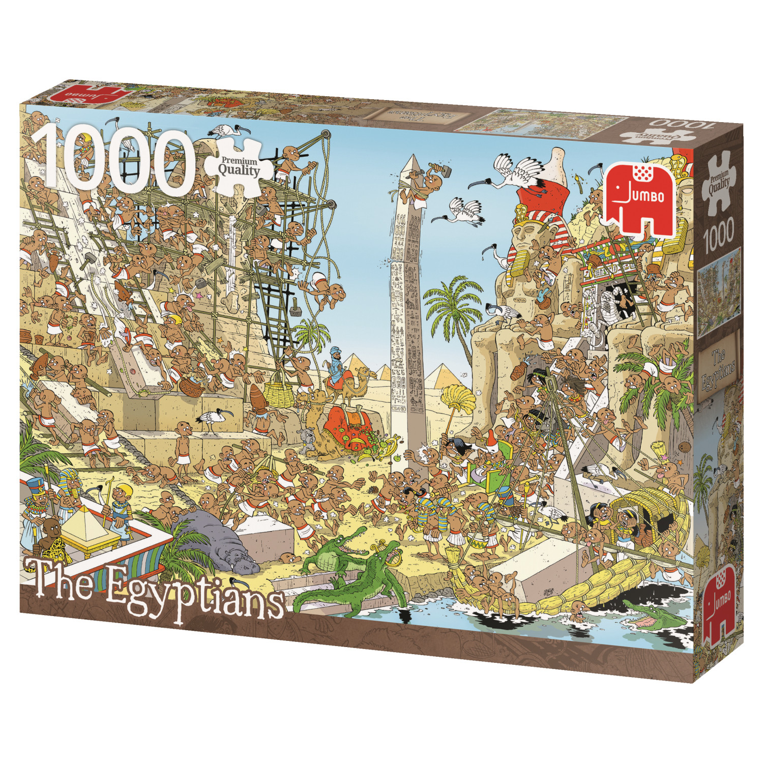 Jumbo pezzi di storia degli Egizi Premium Puzzle 1000 pezzi 