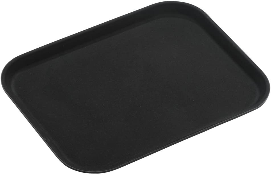 Grunwerg PNB-1014 35 x 25 cm Vassoio in plastica Tuffgrip in confezione regalo rettangolare colore: nero 